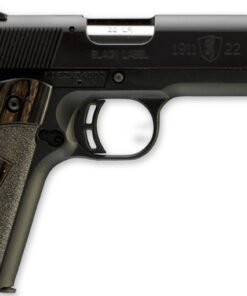 Browning Compact 1911-22 A1 Single Action Pistol 051814490, 22 LR, 4-1/4", Black Laminated Grips, Black Finish, 10 Rd