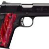 Browning 1911-22 Compact Black Label Regal Red Pistol 051844490, 22 LR, 3 5/8", Red Grips, Matte Black Finish, 10 Rd