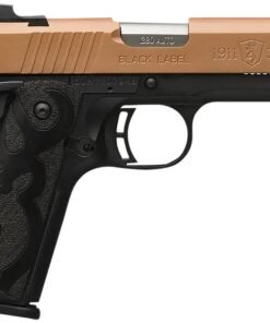 Browning Arms 1911 Black Label Pistol 051988492, 380 ACP, 3.63", Black Laminate Wood Grips, Copper Cerakote Finish, 10 Rds