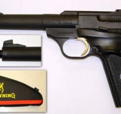 Browning Buck Mark Standard URX Pistol 051529490, 22 Long Rifle, 5.5", Black Polymer Grips, Black Finish, 10 Rds