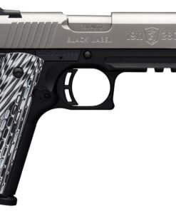 Browning 1911-380 Black Label Pro Pistol 051927492, 380 ACP, 4.25", Black/White G-10 Grips, Matte Black Finish, 8 Rds