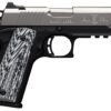 Browning 1911 Black Label Pro Pistol 051929492, 380 Automatic Colt Pistol ACP, 4.25", Black/White G-10 Grips, Black Finish, 8 Rd