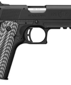 Browning 1911-22 Black Label Suppressor Ready Single Action Pistol 051821490, 22LR, 4.25", G10 Grip, Black Finish