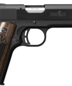 Browning 1911-22 Black Label Regal Pistol 051822490, 22 LR, 4.25", Rosewood Grips, Matte Black Finish, 10 Rd