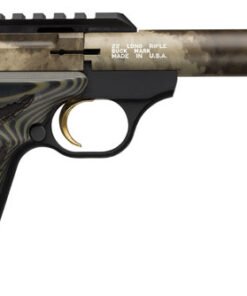 Browning Buck Mark Plus Pistol 051542490, 22 Long Rifle (LR), 5.5", Green/Black G10 Grips, ATACS-AU Finish, 10 Rds