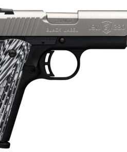 Browning Black Label Pro Compact Pistol 051928492, 380 Automatic Colt Pistol ACP, 3.62", Black G10 Grips, Black Finish, 8 Rd