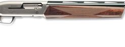 Browning Maxus Hunter Semi-Auto Shotgun w/Engraved Mallard & Pheasant 011608304, 12 Gauge, 28", 3" Chmbr, Gloss Walnut Stock, Satin Nickel Finish