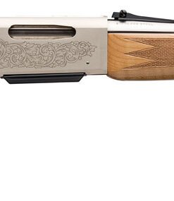 Browning BLR White Gold Medallion Lever Rifle 034035126, 30-06 Spgfld, 22", Maple Stock, Polished Nickel Finish, 4 Rds