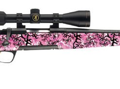 Browning X-Bolt Micro Rifle 035327218, 308 Winchester, 20", Bolt Action, Buckthorn Pink Stock, Blue Finish